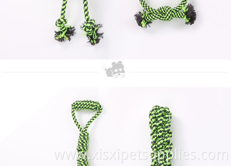 Amazon Hot Sale 8pack Pet Dog Cotton Rope Toy Molar chew toy